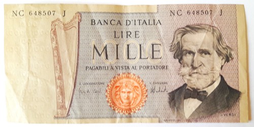 Banconota mille lire 1000 - mille,