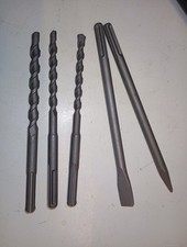 Set Punte SDS Max Scalpello Punta Elicoidale Muro Martello Demolitore 