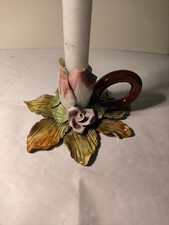 Portacandele in ceramica