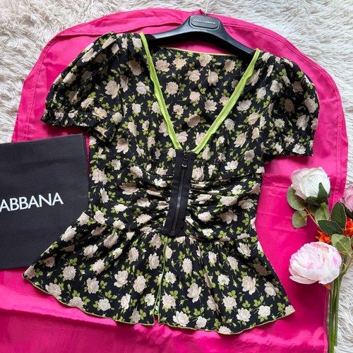 Top dolce gabbana seta nero - &,