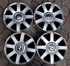 CERCHIONI IN ALLUMINIO USATI 6.5X16 ET 50 VOLKSWAGEN GOLF ORIGINALI VW C-4