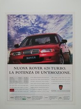Clipping Pubblicità Advertising 1994 ROVER 620 TURBO La Potenza di un'Emozione