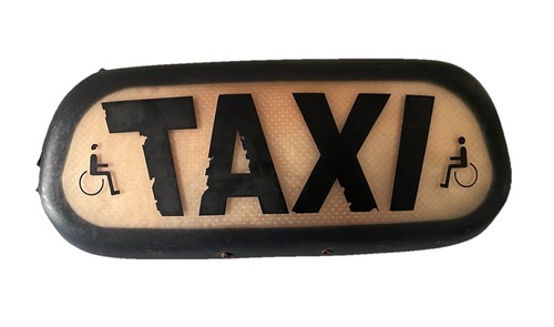 Insegna taxi magnetica - taxi,