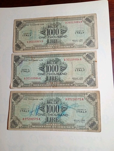 Lire occupazione americana - am,