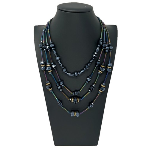 Collana girocollo cristalli - collana,
