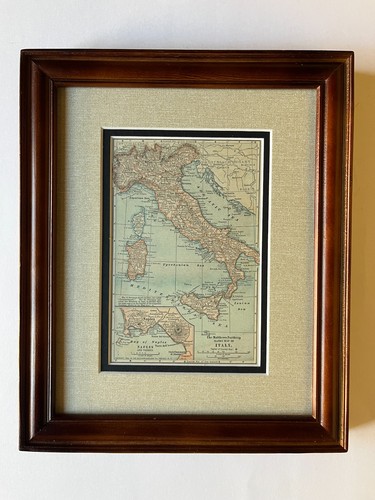 1899 italia mappa - italia,