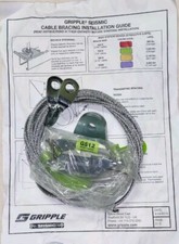  GRIPPLE KIT ANCORAGGIO X ANCORE Cavo Acciaio Portata 476 Kg 