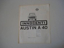 advertising Pubblicità 1961 INNOCENTI AUSTIN A40 A 40