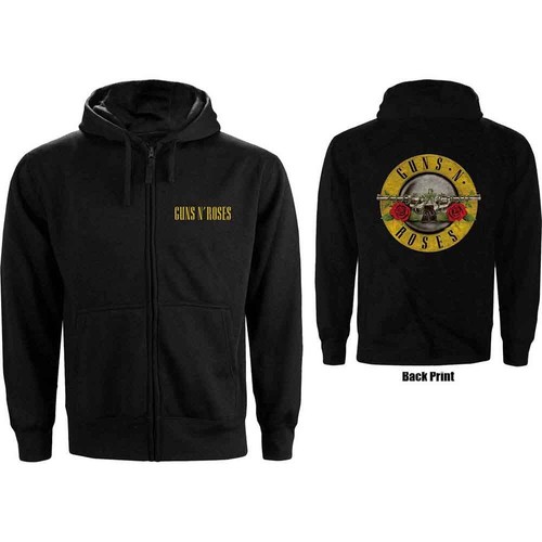 Felpa con cappuccio zip guns - con, e