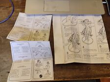 3 X ISTRUZIONI ORIGINALI LICE ACTION P.J. +ROCK FLOWERS  ANNI 70  MATTEL  BARBIE