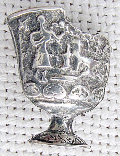 Spilla vintage argento - spilla,