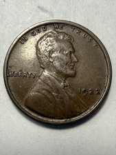 * 1922-D LINCOLN CENT- VF+