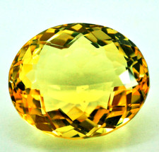 AAA+ 76,40 ct. grande topazio giallo taglio ovale pietra preziosa sfusa regal...
