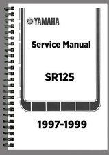 YAMAHA SR125 OFFICINA MANUALE