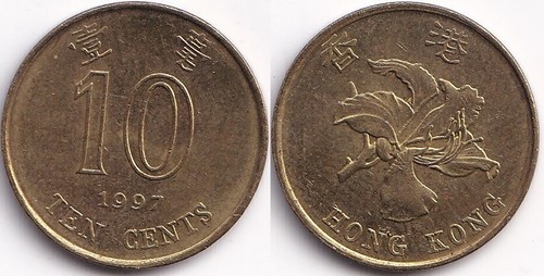 Cents 1997 hong - 1997, kong