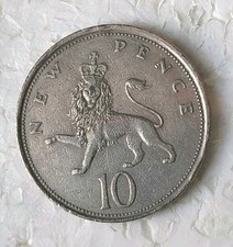 10 new pence 1973 regina