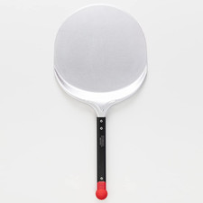 - Pala per Pizza Corta Professionale Tonda 30 Cm, in Alluminio E Con Manico in A
