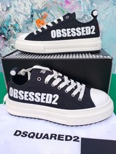 DSQUARED2 Berlin BLACK CANVAS T.42 EU - Sneakers Uomo 