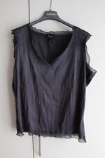 maglia donna senza maniche 46 oviesse nera elegante