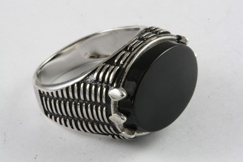 Anello uomo onice - anello, con