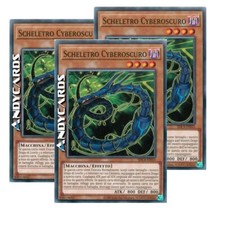 3x SCHELETRO CYBEROSCURO • (Cyberdark Keel) • Comune • SDCS IT015 • Unl • YUGIOH