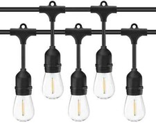 Catena Stringa NERA luminosa