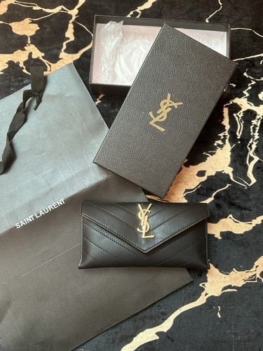 Saint laurent wallet ysl - saint, black