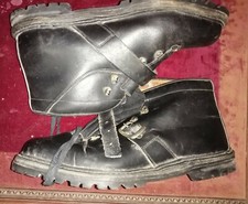 VECCHIE SCARPE IN CUOIO SOCCORSO ALPINO SUOLA PIRELLI ALPINA RARITÀ!!! 