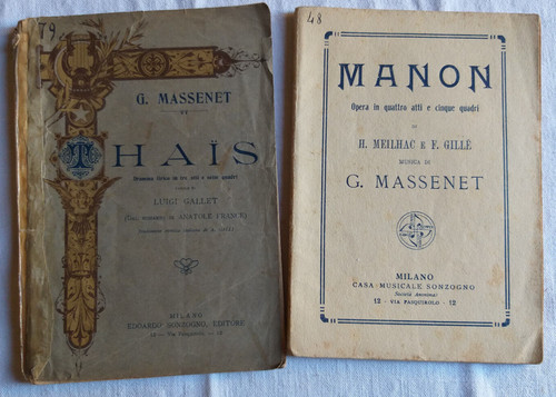 Massenet thais manon lotto - thais,,