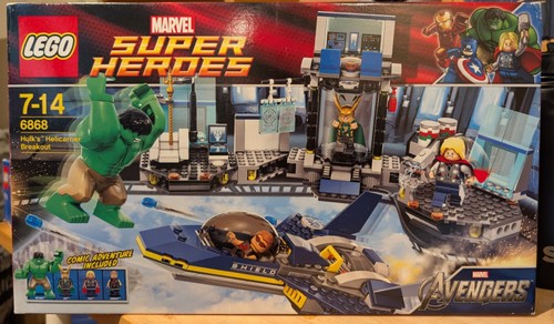 Lego marvel hulk - hulk's, helicarrier