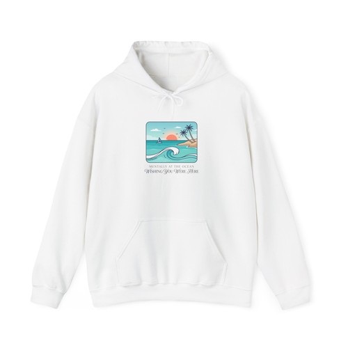 Felpa con cappuccio seaside - con,