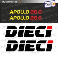 Adesivi sollevatore telescopico Dieci apollo 26.6 macchina edile agricola decals