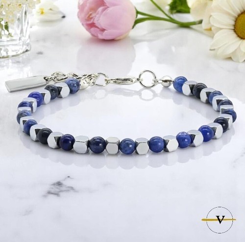 Bracciale uomo pietre - bracciale,