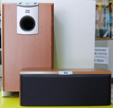 SUBWOOFER ATTIVO 200 WATT IN LEGNO HOME THEATRE + CASSA IN LEGNO  JBL  SCS 178