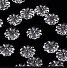 10 pezzi Roselline Vetro Ricambio Lampadari 16mm Maria Teresa