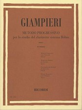 GIAMPIERI METODO PROGRESSIVO PER LO STUDIO DEL CLARINETTO SISTEMA BOHM PARTE I