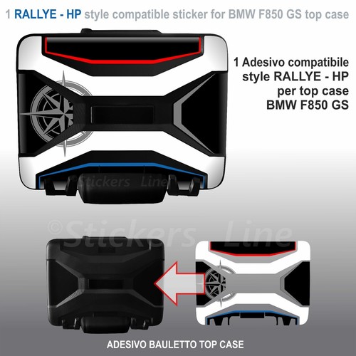 Adesivo top case bmw f850 - top,
