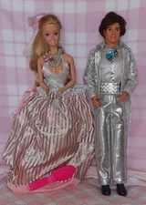 BARBIE E KEN JEWEL SECRETS 1986 VINTAGE DOLLS ANNI 80 BAMBOLA  MATTEL