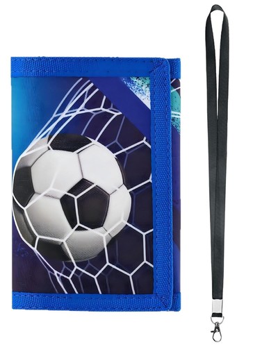 Portafoglio calcio blu pezzo - calcio,