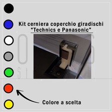 1x Kit Cerniere TECHNICS Coperchio Dust Cover Hinges Turntable SL-J110R SL-J110D