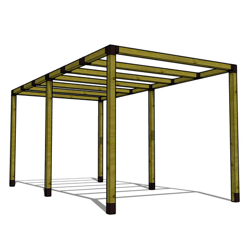 Pergola moderna 07x2 - pergola,