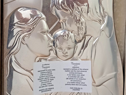 Quadro argento sacro religioso - sacro,