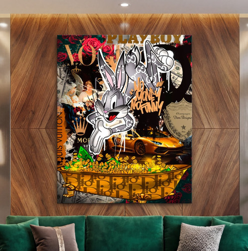 Pop art bugs bunny graffiti - bunny,