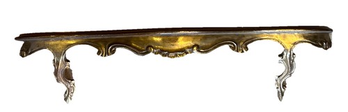 Mensola muro dorata consolle - mensola, a