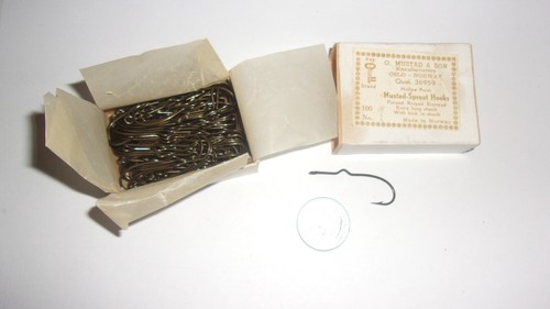 100 vintage mustad sproat - 100,
