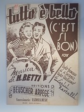 SPARTITO MUSICALE TUTTO E' BELLO (C'EST SI BON) - MESSAGGERIE MUSICALI MILANO