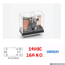 Relè OMRON 24Vdc 16A NO