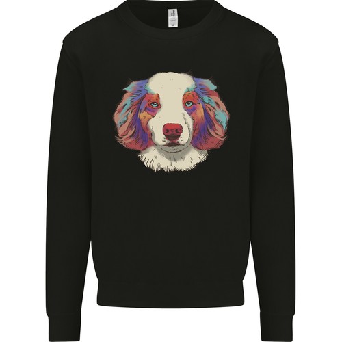 Felpa uomo australian shepherd - felpa,