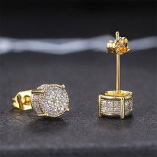 Orecchini placcati oro con