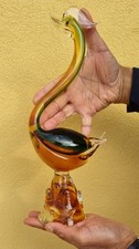 Vintage◇Cigno In Vetro Di Murano Cm 36 